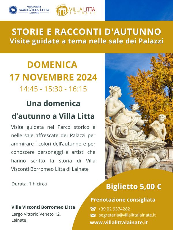 Una domenica d'autunno a Villa Litta